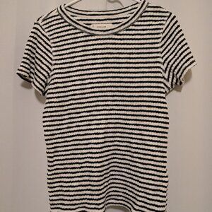Everlane Short Sleeve Striped Sweater